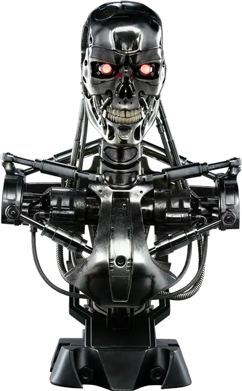  Sideshow Collectibles The Terminator Sideshow Collectibles Terminator T800 Life Size Bust Png Terminator Face Png