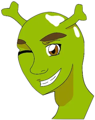  Download Shrek Anime By Iemilynx Anime Shrek Png Shrek Head Png