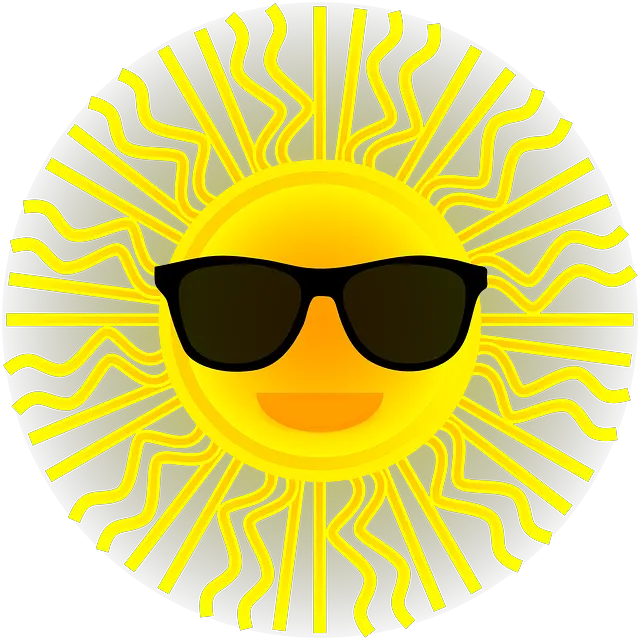  Summer Glasses Sun Free Vector Graphic On Pixabay Animated Sun With Sunglasses Png Summer Sun Png