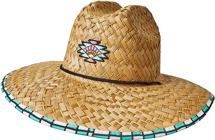  Checkered Straw Hat Arizona Beverages Straw Hat Png Straw Hat Transparent