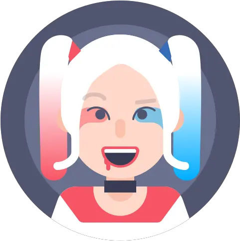  Avatar Joker Squad Suicide Woman Free Icon Of Xmas Avatar Icon Png Joker Face Png