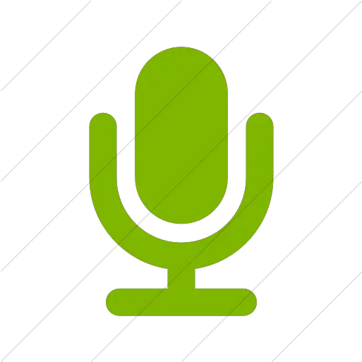  Iconsetc Simple Green Foundation 3 Microphone Icon Clip Art Png Mic Icon Png