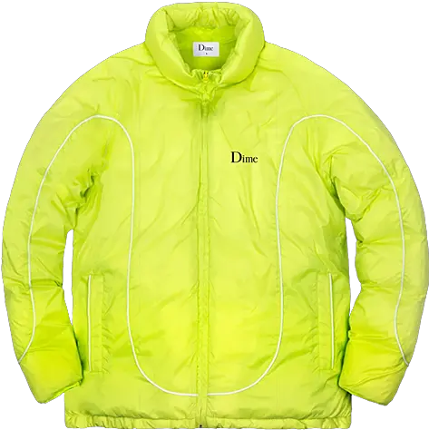  Dime Court Puffer Jacket Neon Arrow U0026 Beast Hoodie Png Dime Png