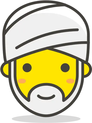  Person Wearing Turban Free Icon Of 780 Vector Emoji Logo Sorban Vector Png Turban Png