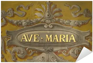  Sticker Ave Maria Fresco Pixershk Ave Maria Gold Color Png Ave Maria Icon