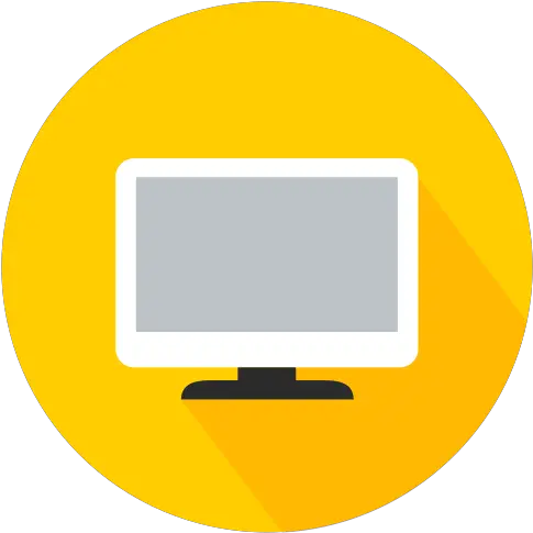  Screen Monitor Free Icon Iconiconscom Monitor Yellow Icon Transparent Png Pc Monitor Icon