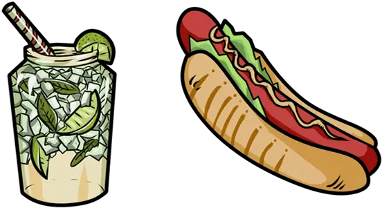  Mojito U0026 Hot Dog Cursor Cool Mouse Cursors Sweezy Custom Dodger Dog Png Hot Cursors Icon