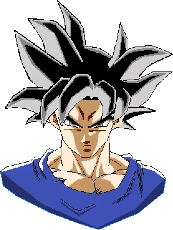  Pixilart Goku Ultra Instinct Migatte No Gokui By Nicolasdsr Cartoon Png Ultra Instinct Goku Png