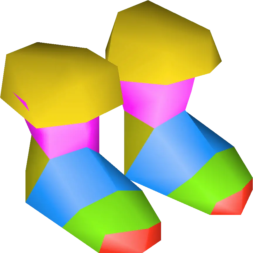  Fancy Boots Osrs Wiki Runescape Rainbow Boots Png Fancy Line Png