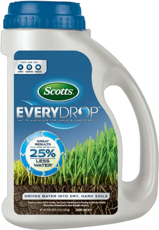  Scotts Everydroptm Water Maximizer For Lawns U0026 Landscapes Jug Scotts Png Dry Grass Png