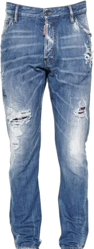  Dsquared2 17cm Tidy Biker Fit Ripped Denim Jeans Pocket Png Ripped Jeans Png