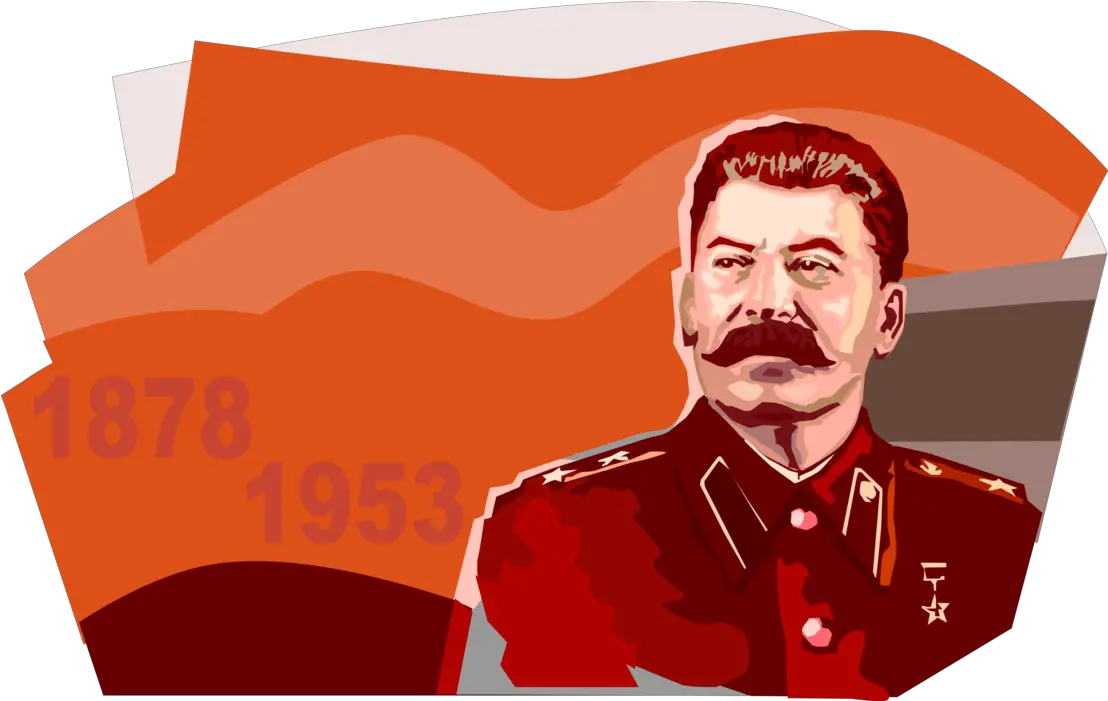  Joseph Stalin Soviet Union Dictator Vector Image Stalin Vector Png Soviet Union Png