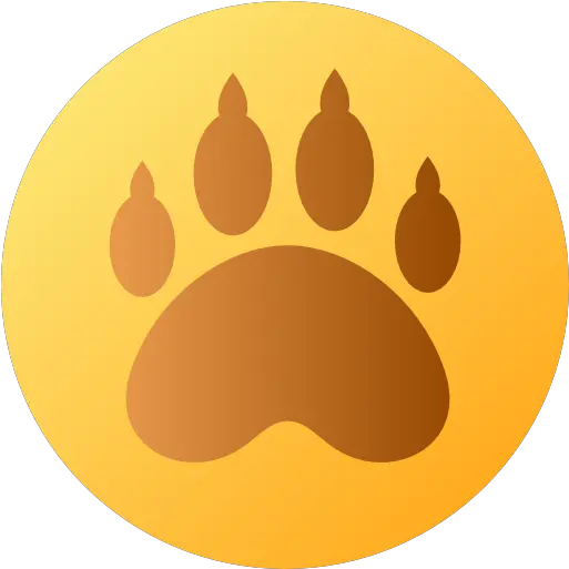  Bear Paw Free Animals Icons Free Bear Paw Icon Png Paw Icon