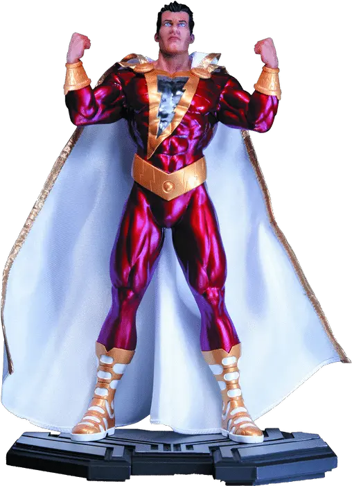  Dc Comics Shazam Dc Icons Statue New 52 Shazam Statue Png Shazam Png