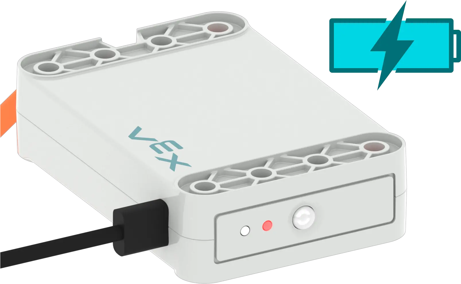  Using The Vex Go Battery U2013 Stem Library Aluminium Alloy Png Battery Charging Icon