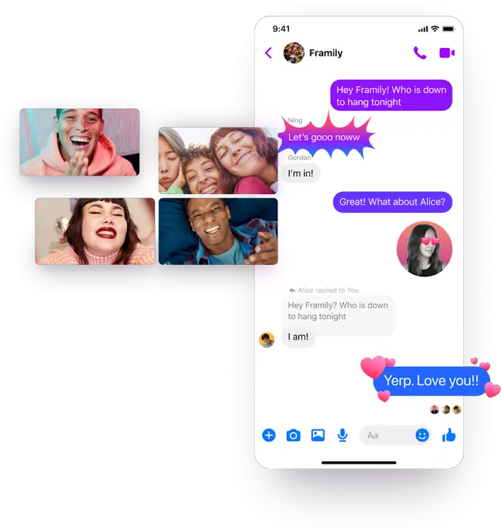  How To Create A Messenger Group Chat Open Facebook Messenger Png Messenger Icon Aesthetic