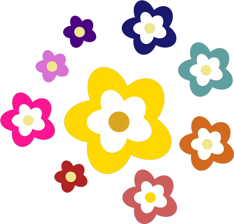  Flower Clipart Herb Garden Nature Flowers Daisy Flowers Different Colors Clip Art Png Flowers Clip Art Png