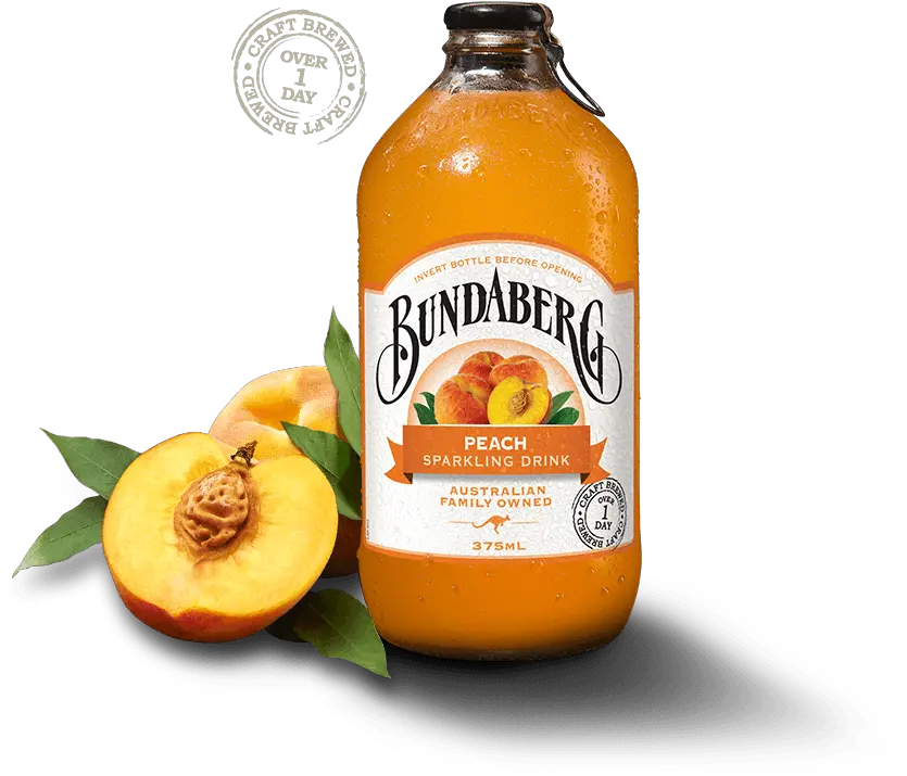  Peach Soft Drink Bundaberg Brewed Drinks Bundaberg Peach Sparkling Drink Png Peach Png