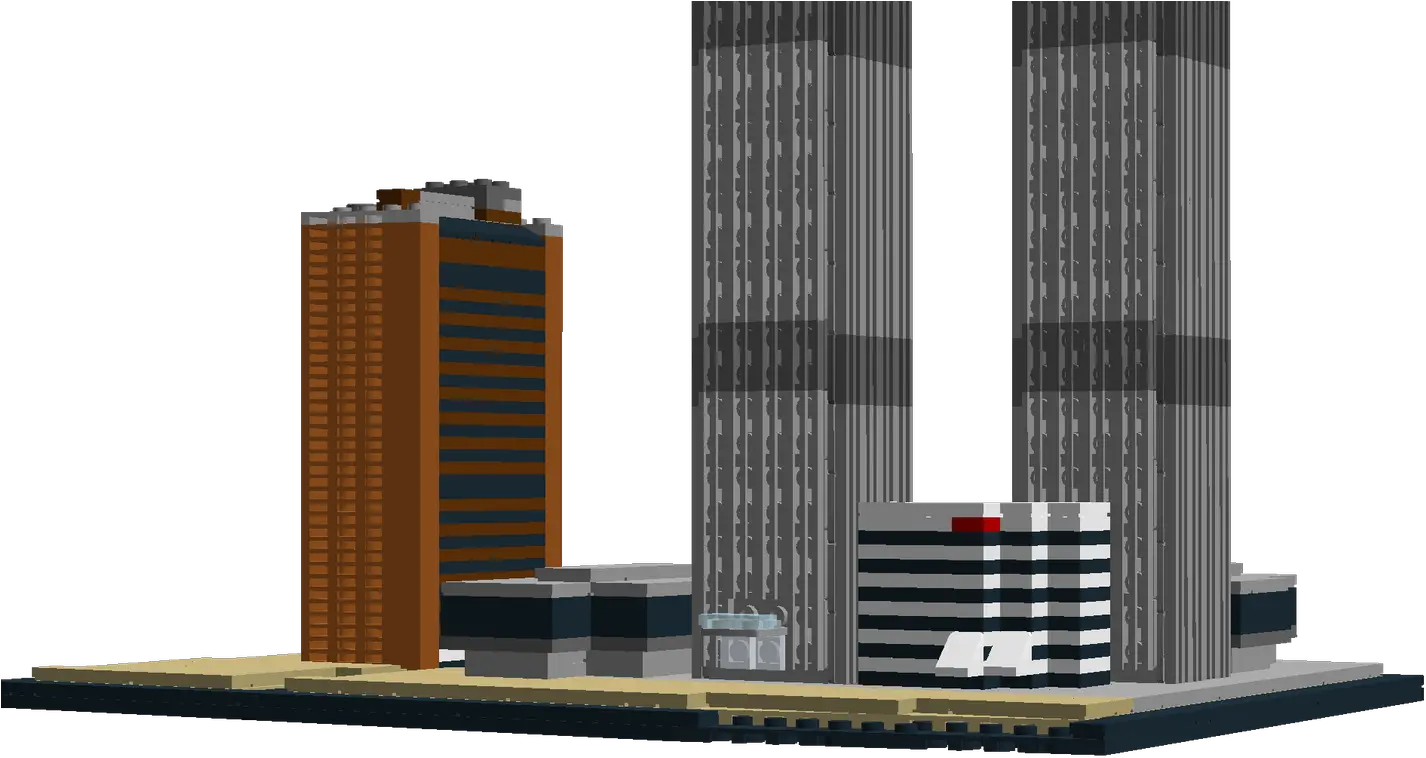  Download Hd World Trade Center Lego Twin Towers Png Twin Towers Png