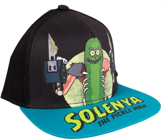  Rick And Morty Solenya The Pickle Man Cap Baseball Cap Png Backwards Hat Png