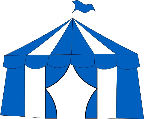  Blue Tent Png Blue Circus Tent Clipart Circus Tent Png