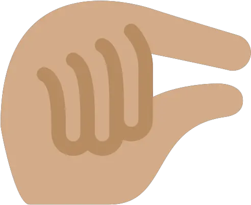  Pinching Hand Medium Skin Tone Emoji Takes A Little Bit Of White Brainwash Emoji Png Hand Touch Icon Png