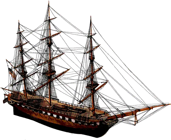  Uss Constitution Olden Day Ship Transparent Png Ship Transparent