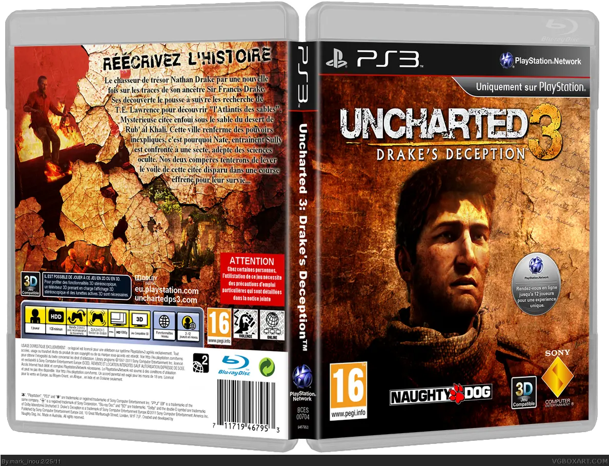  Uncharted 3 Ps3 Box Uncharted 3 Ps3 Box Png Uncharted Png