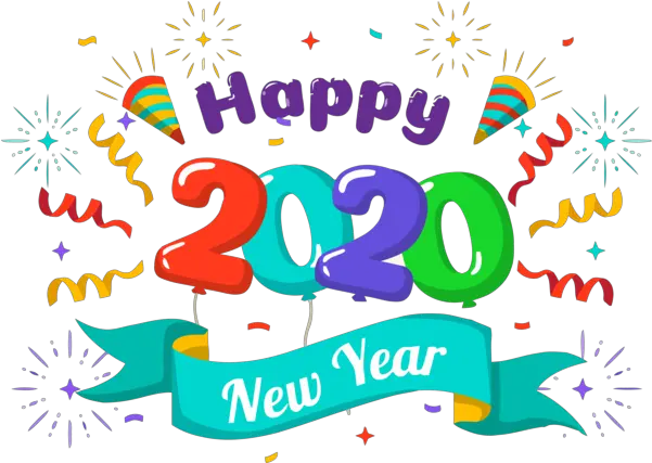  Text Font Celebrating For Happy 2020 Happy New Year 2020 Image Png Quote Png