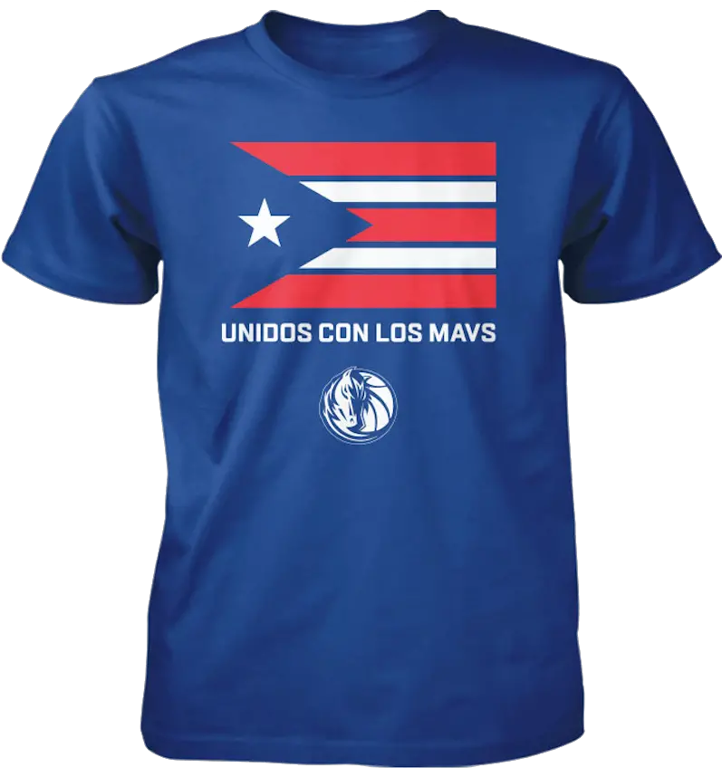  Dallas Mavericks Puerto Rican Heritage Luka Skywalker Dallas Mavericks T Shirt Png Puerto Rico Flag Png