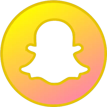  Snapchat Circle Icon Snapchat Icon Png Gradient Circle Png