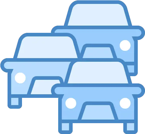  Traffic Jam Icon In Blue Ui Style Traffic Jam Cartoon Ong Png Jam Icon