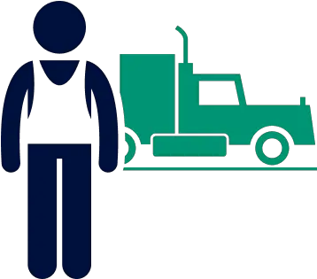  Truckker Driver And Truck Icon Png Truck Driver Icon