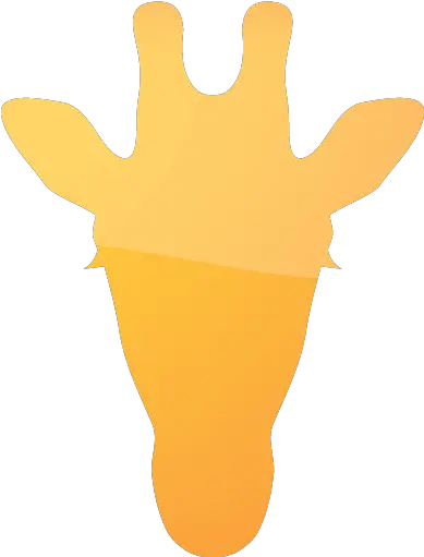  Web 2 Orange Giraffe Icon Free Web 2 Orange 2 Animal Png Grabbing Hand Icon