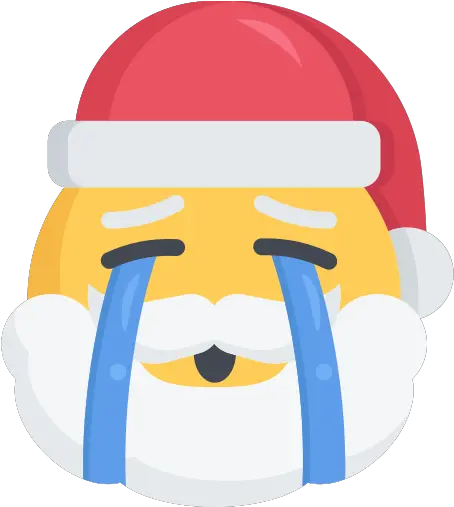  Christmas Crying Emoji Sad Santa Dead Santa Png Cry Emoji Png