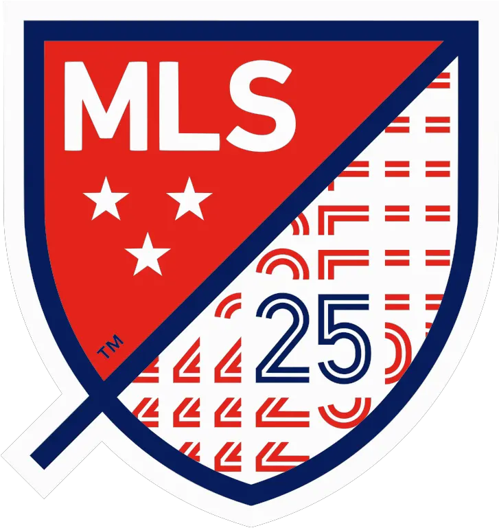  Mls 25th Season Logo Mls Logo Png 25th Anniversary Logo