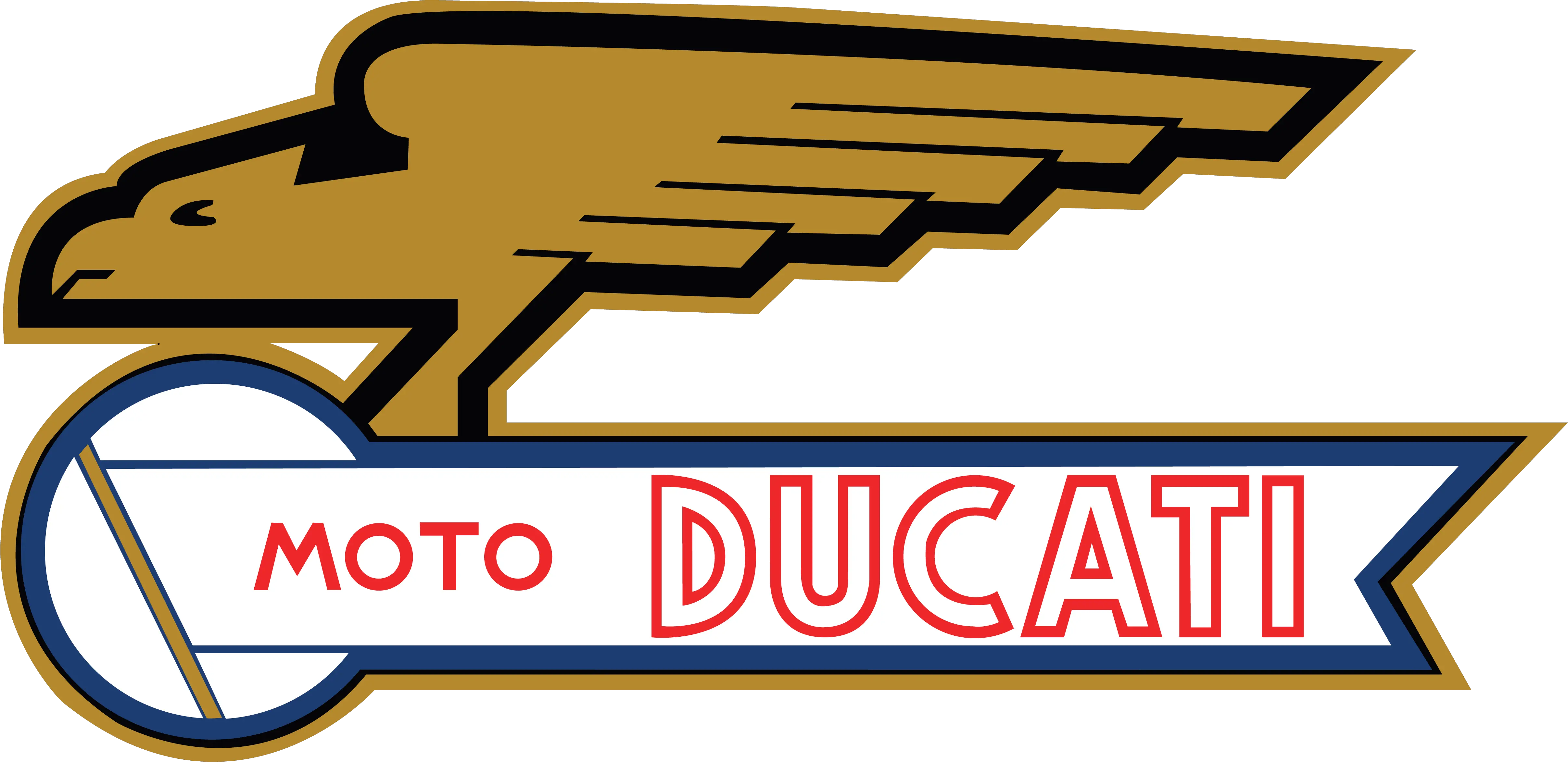  Ducati Moto Motorcycle Bike Retro Vintage Logo Racing Vinyl Moto Ducati Logo Png Retro Logo