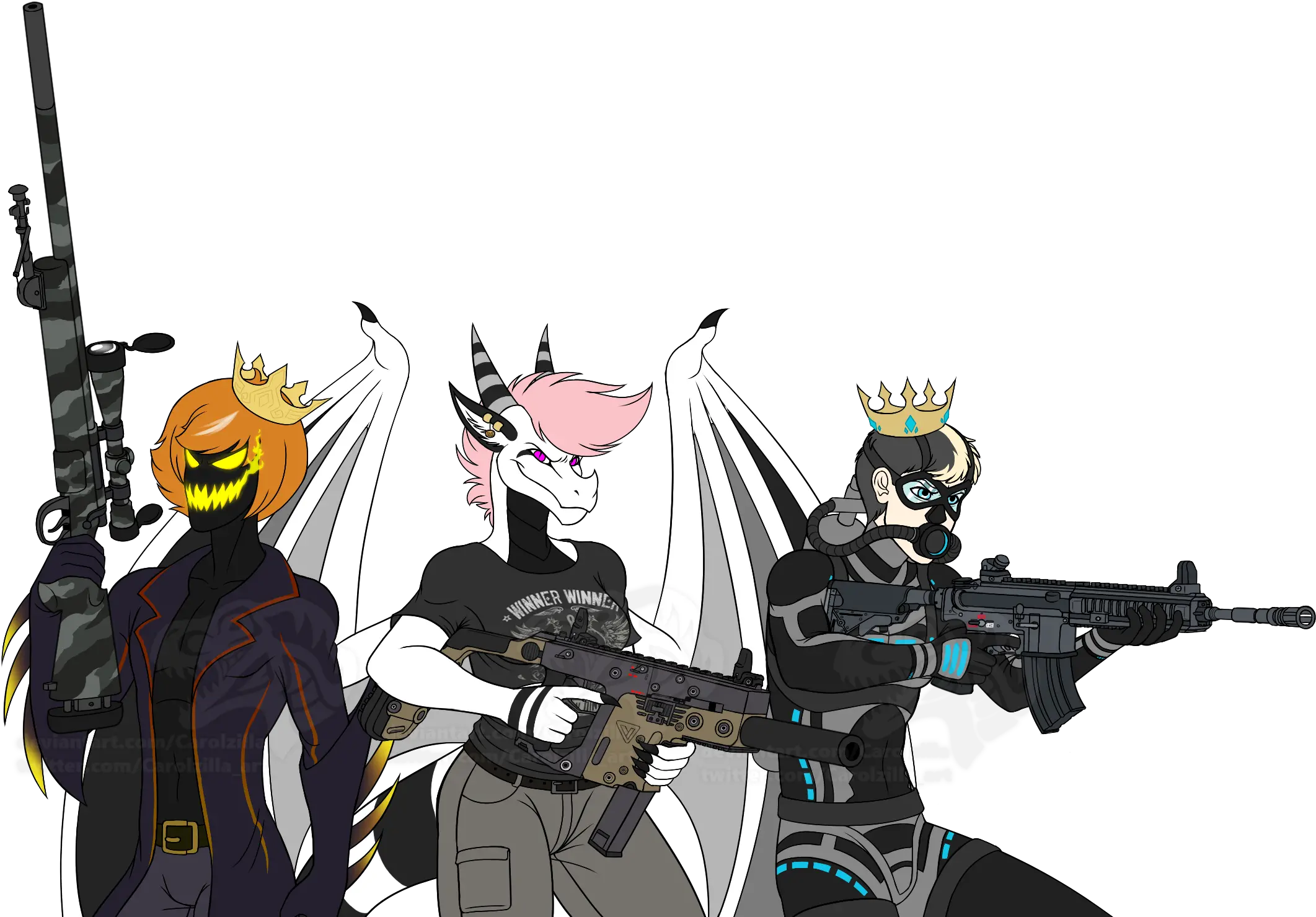  Pubg Squad Commission By Carolzilla Fur Affinity Dot Net Art Png Pubg Character Png