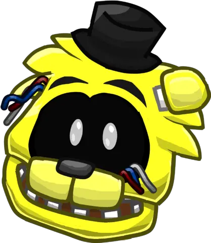  Download Hd Golden Freddy Five Nights Club Penguin Fnaf Puffle Png Fnaf Transparent