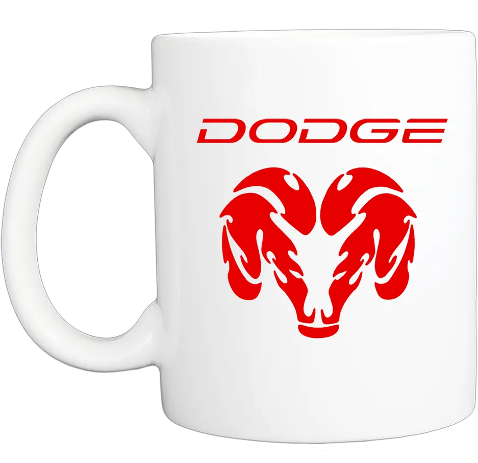  Coffee Mug Dodge Ram Logo White Free Shipping Dodge Ram Png Ram Logo Png