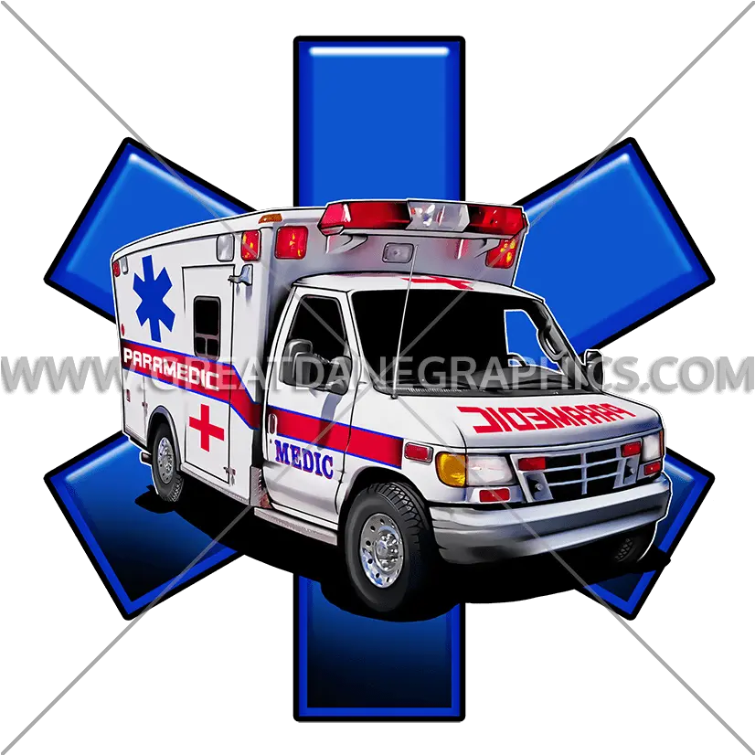  Paramedic Ambulance Production Ready Artwork For T Shirt Ambulance Sticker Png Ambulance Transparent