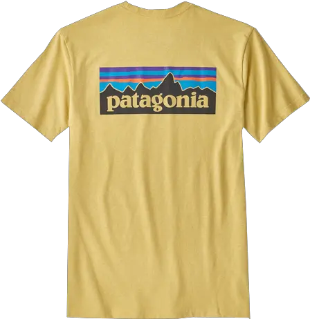  Patagonia P 6 Logo Responsible Tee Sun Yellow Arrow U0026 Beast Patagonia Clothing Png Patagonia Logo Font