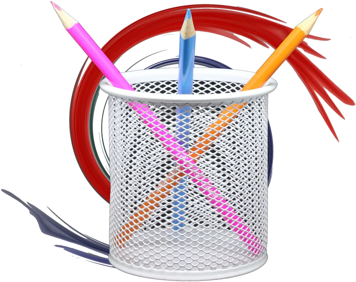  Pencils Paint Drawing Transparent Background Pencil Holder Pencil Png Pencil Clipart Transparent Background