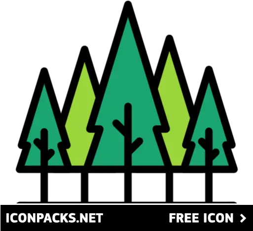  Free Pine Forest Icon Symbol Png Svg Download Vertical Forest Icon