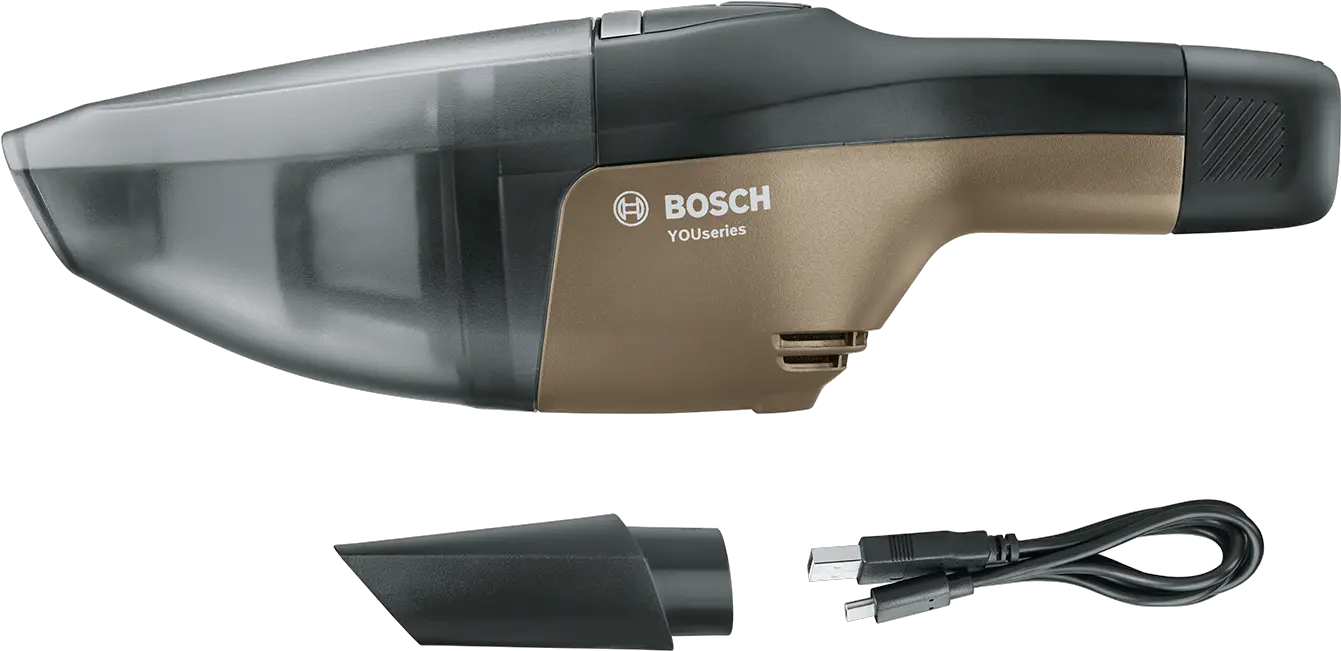  Bosch Youseries Vac Handheld Vacuum Cleaner Goldblack Bosch Youseries Vac Png Vacuum Png