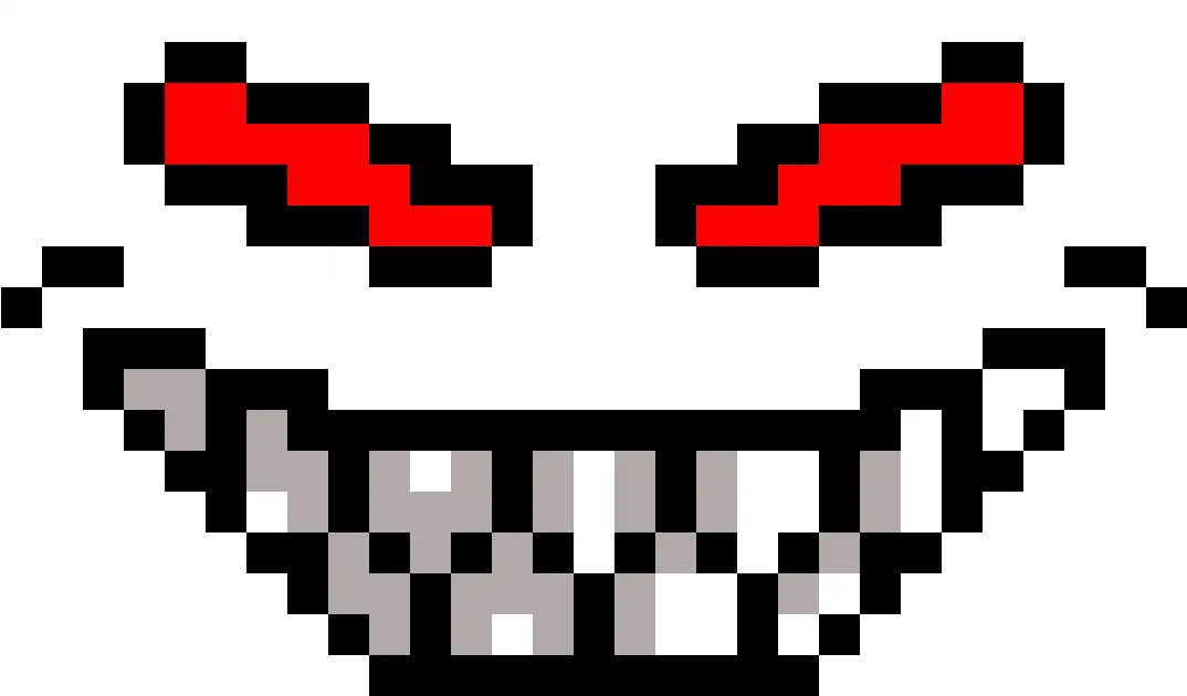  Scary Face Batman Pixel Art Png Creepy Face Png