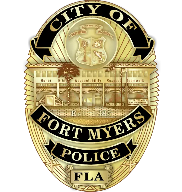  Waze Logo Fort Myers Police Department Badge Hd Png Fort Myers Police Department Badge Waze Logo