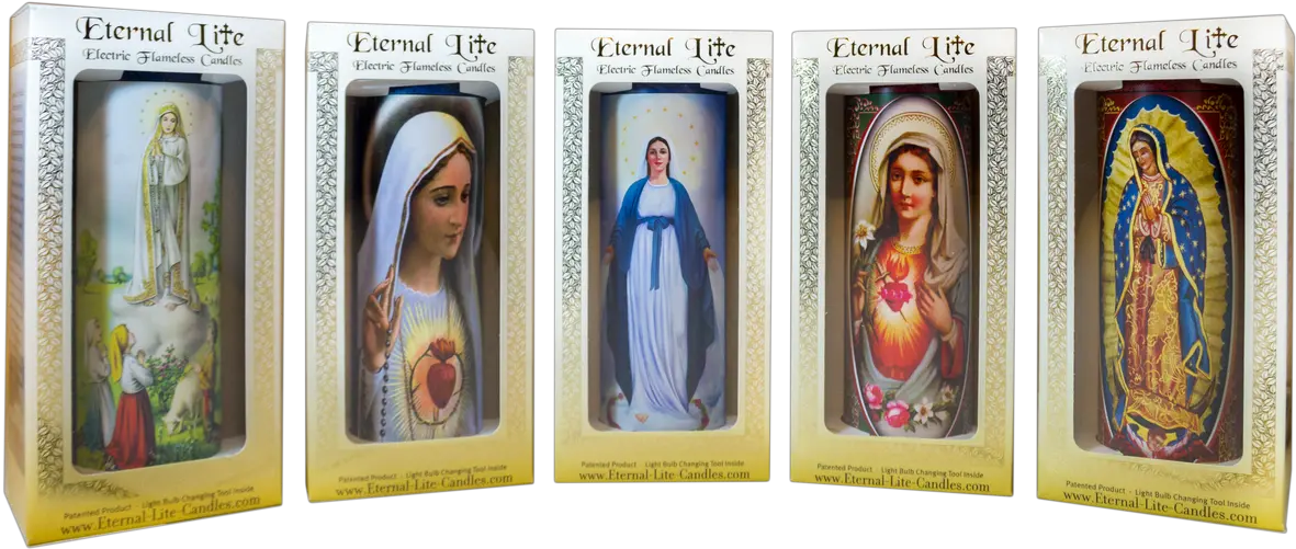  Mother Mary U2013 Eternal Lite Flameless Candles Png Our Lady Of Fatima Icon