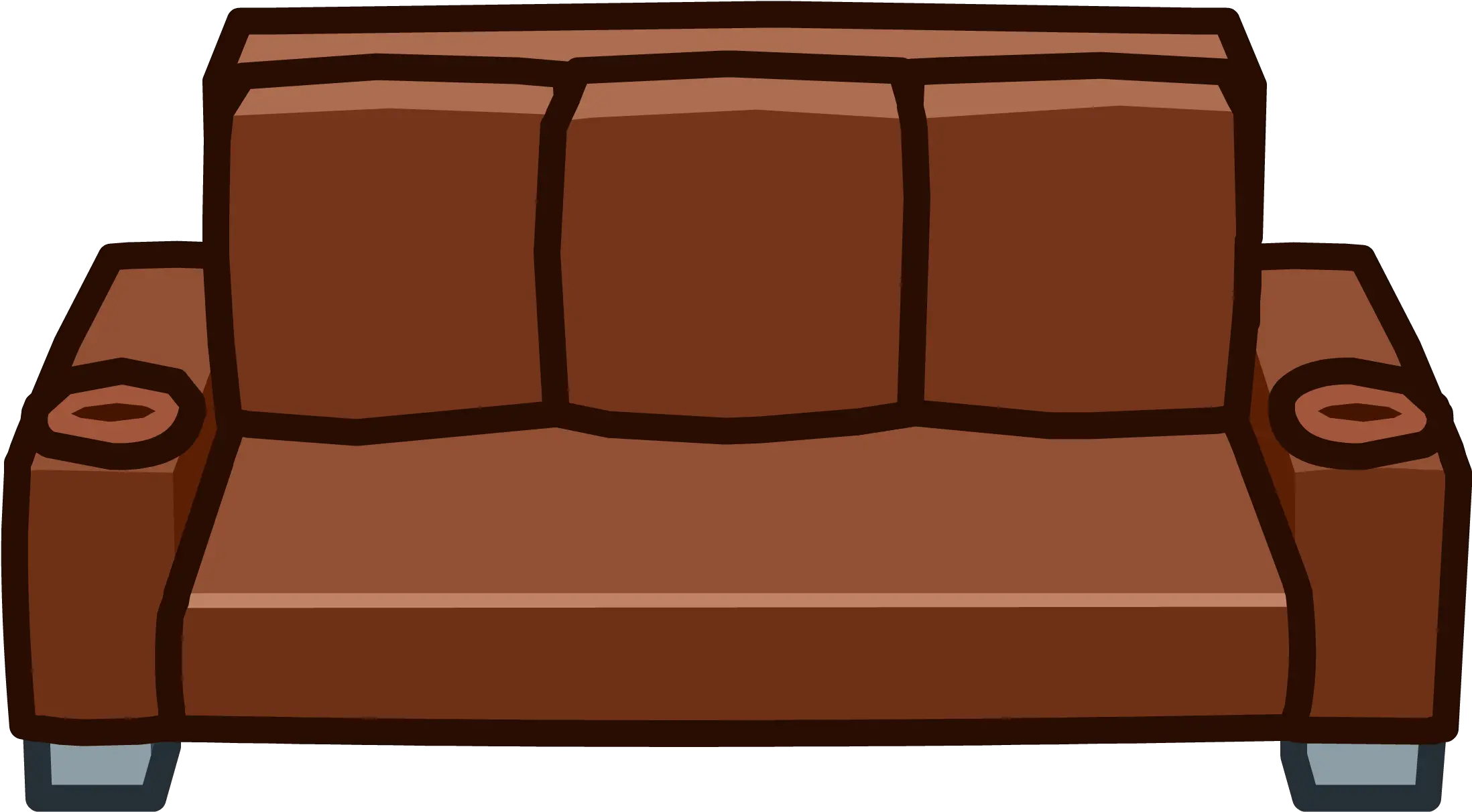  Brown Designer Couch Icon Brown Sofa Clipart Png Full Black Couch Clipart Living Room Icon