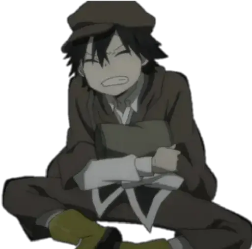  Bungo Stray Dogs Sitting Png Cute Anime Boy Icon